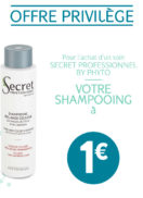 Offre privilège : shampooing 1 €